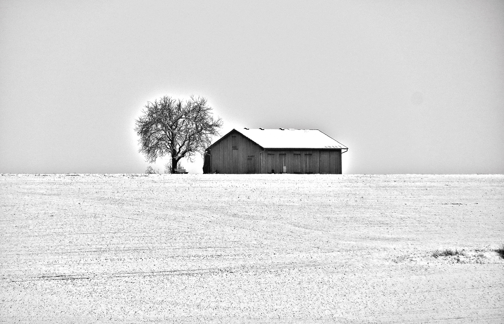 Winterlicher Horizont