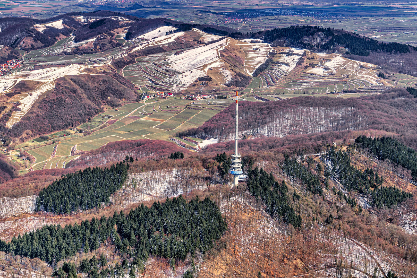 Winterlicher Kaiserstuhl 