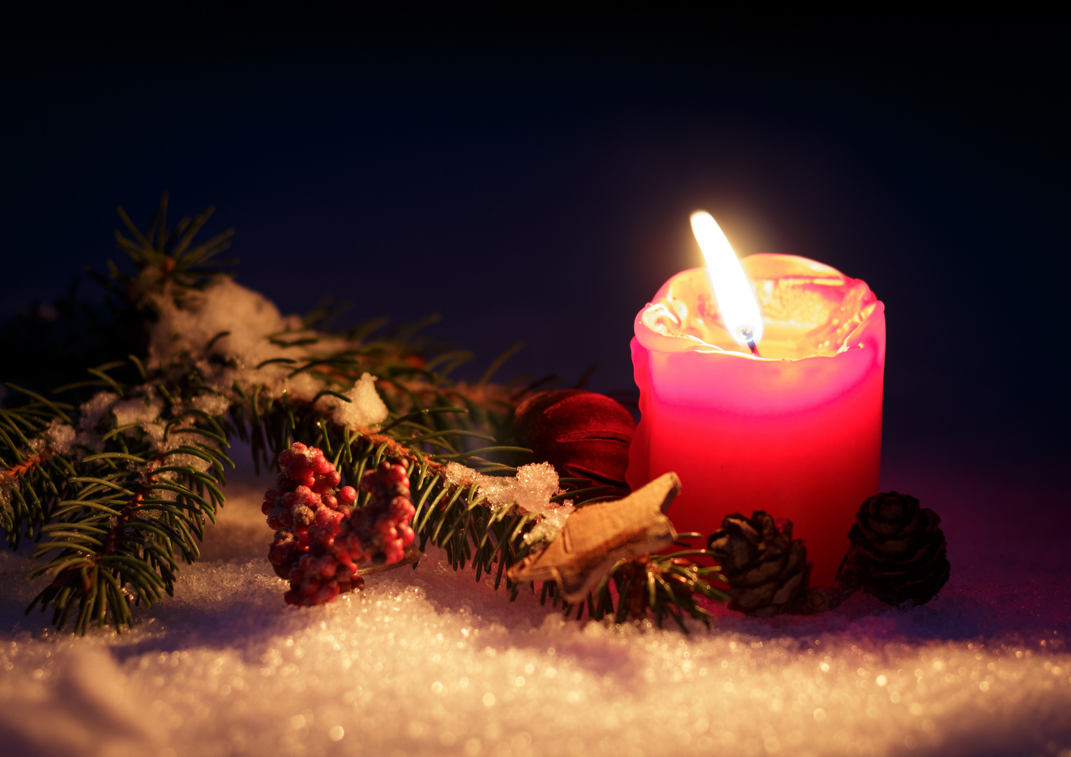 winterlicher Kerzenschein Foto & Bild monatswettbewerbe, 12