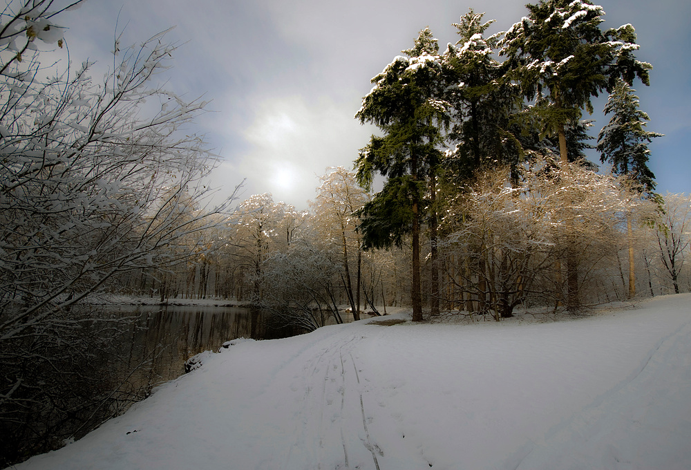 Winterlicher Lichtzauber von Hitzegrad 