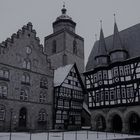 Winterlicher Marktplatz