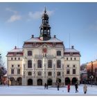 Winterlicher Marktplatz