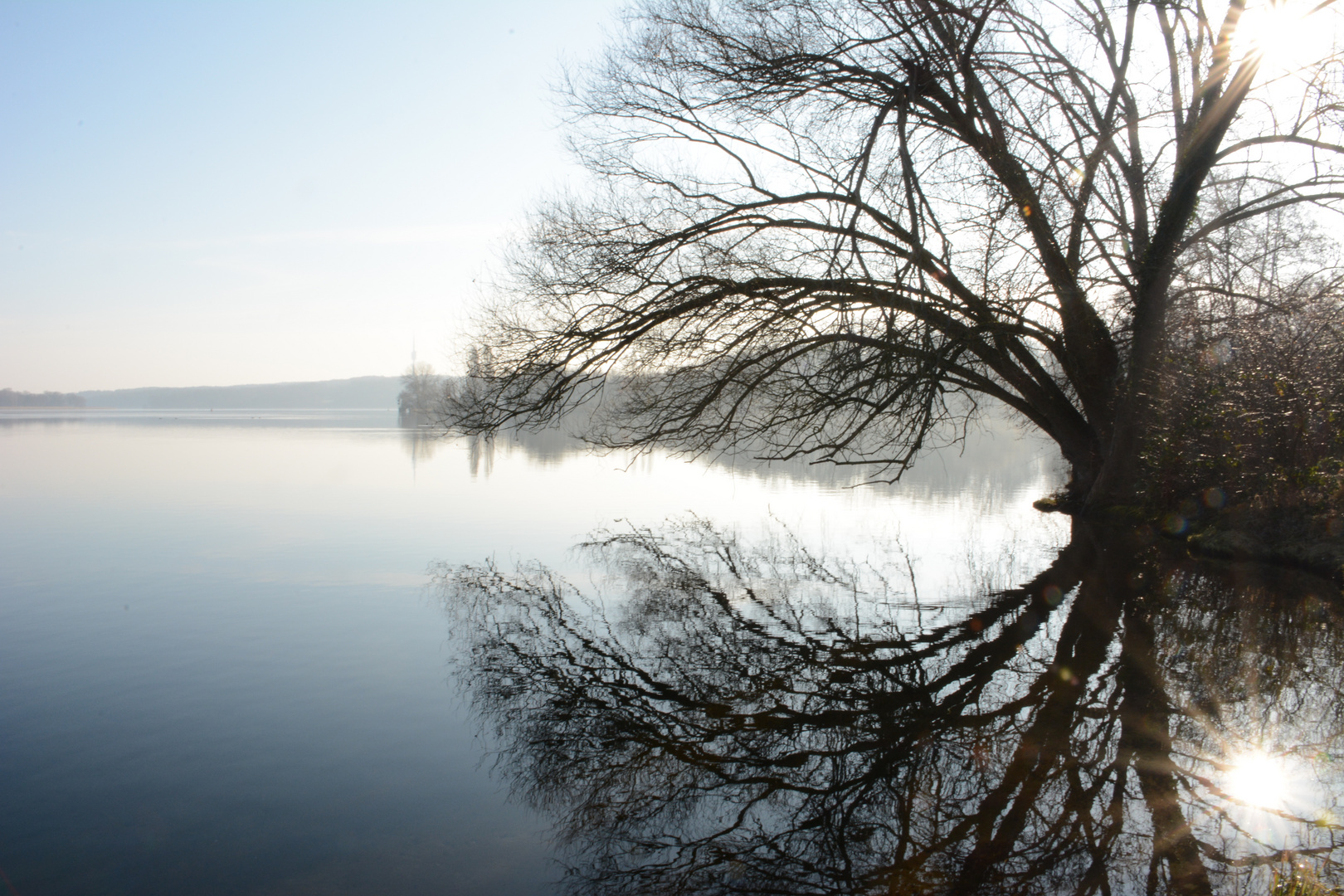 Winterlicher Morgen am Jungfernsee, Potsdam