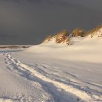 winterlicher Nordstrand