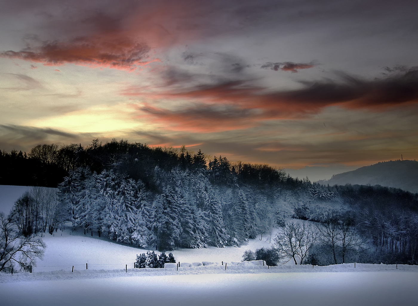 winterlicher Odenwald