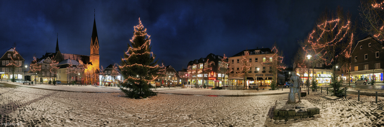 Winterlicher Olper Marktplatz -2-