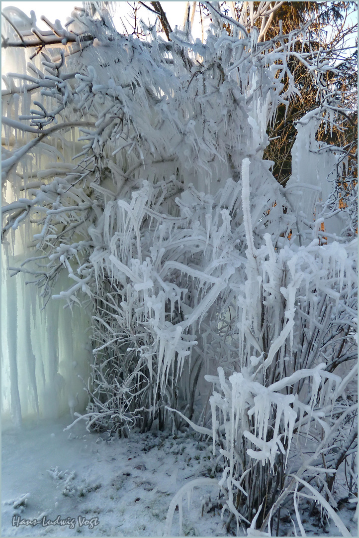 Winterlicher Rohrbruch