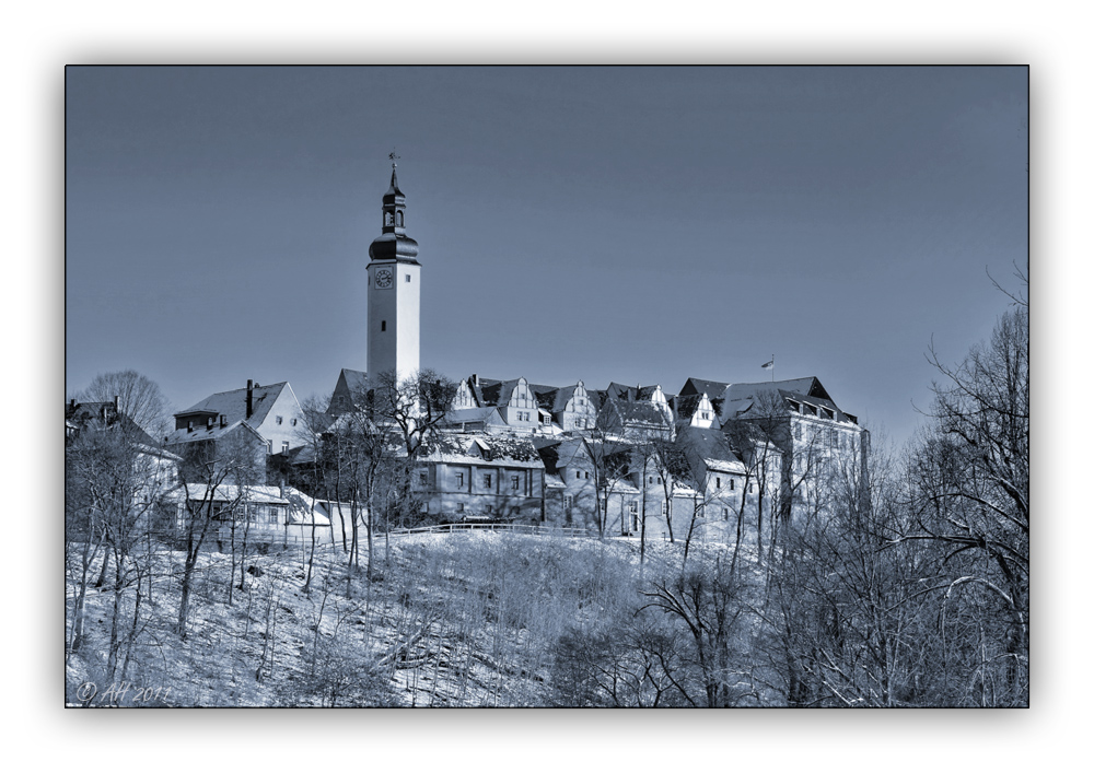 winterlicher Schlossblick