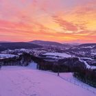 Winterlicher Sonnenuntergang 