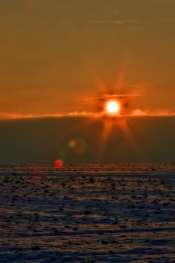 "Winterlicher Sonnenuntergang"