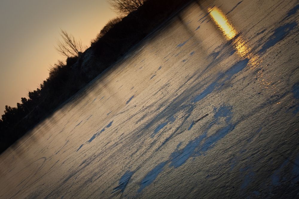 Winterlicher Sonnenuntergang von Hassi1983 