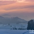 Winterlicher Sonnenuntergang im Alpstein