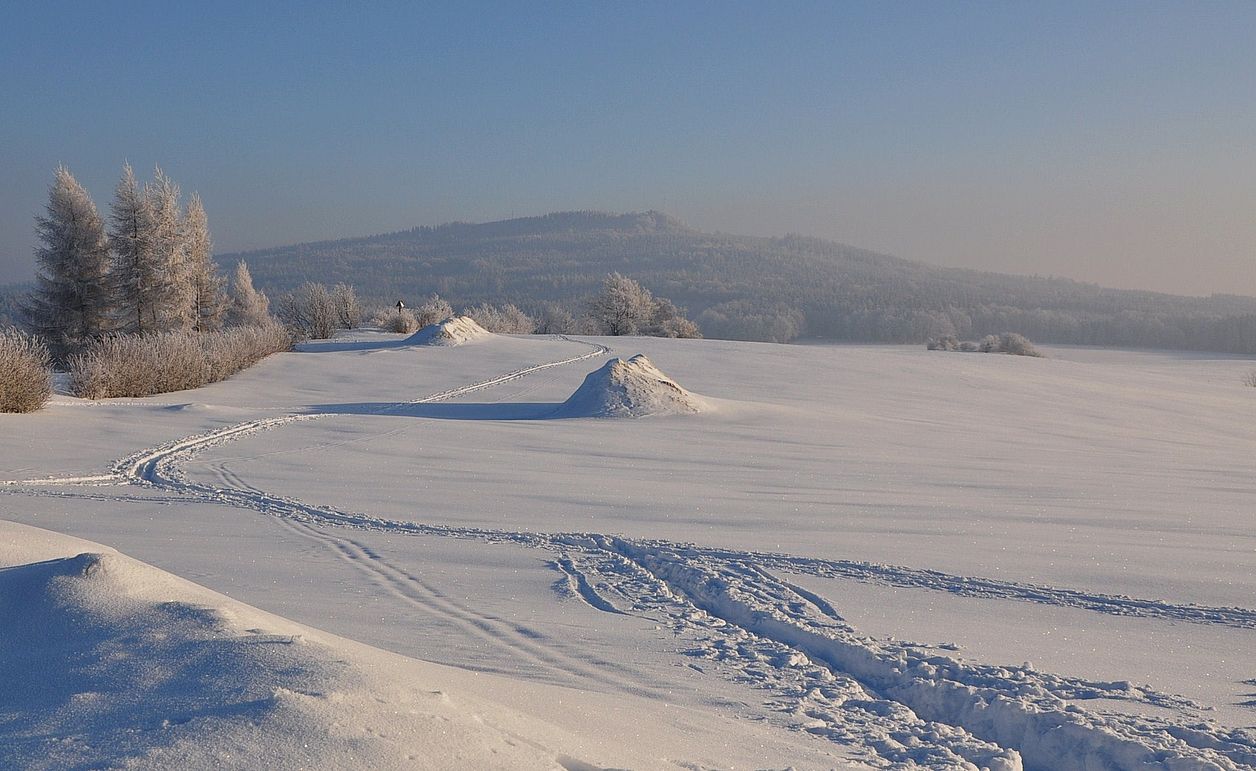 Winterlicher Sonntag am Kottmar