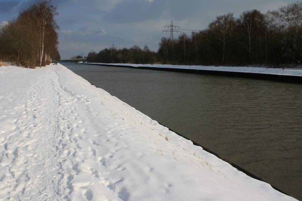 winterlicher Spaziergang am Wesel-Datteln-Kanal