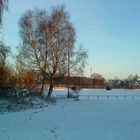 winterlicher Sportplatz