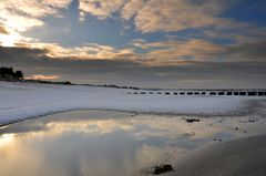 Winterlicher Strand 