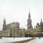 Winterlicher Theaterplatz Dresden