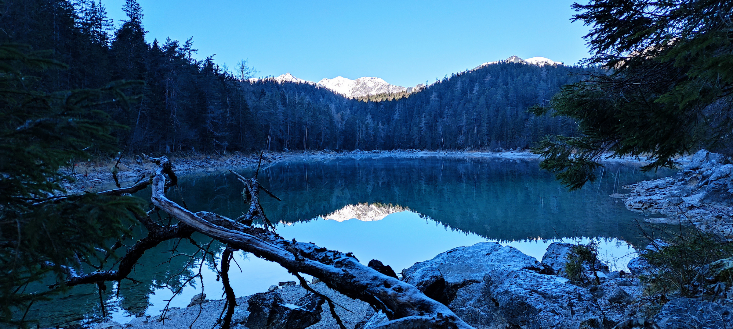 Winterlicher Untersee (Eibsee)