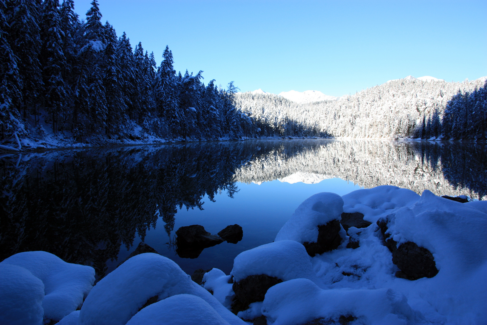 Winterlicher Untersee (Eibsee)