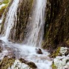 Winterlicher Wasserfall