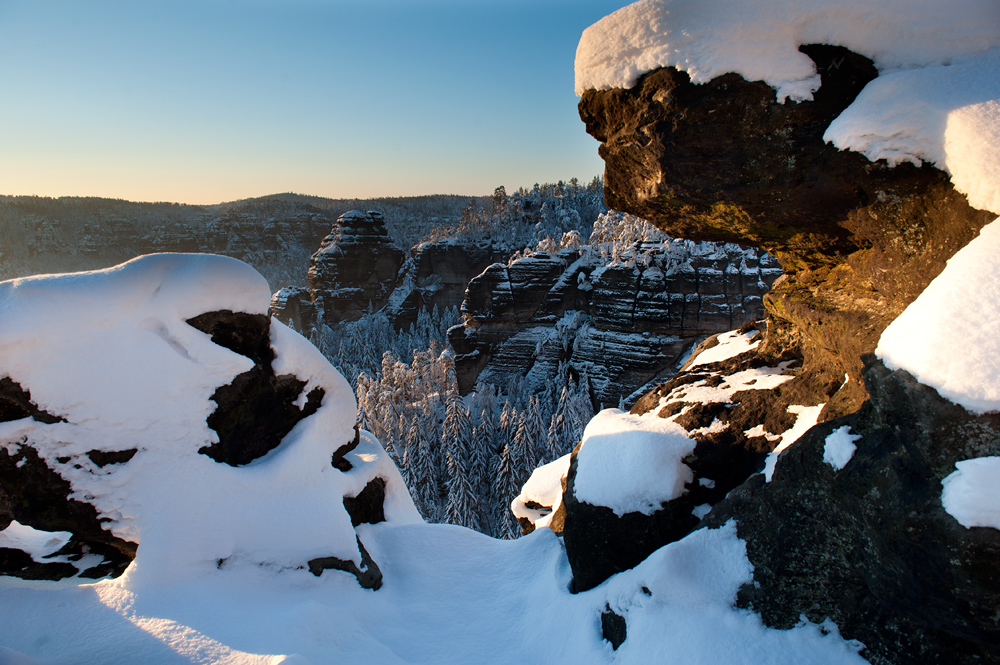 Winterlicher Zschandblick