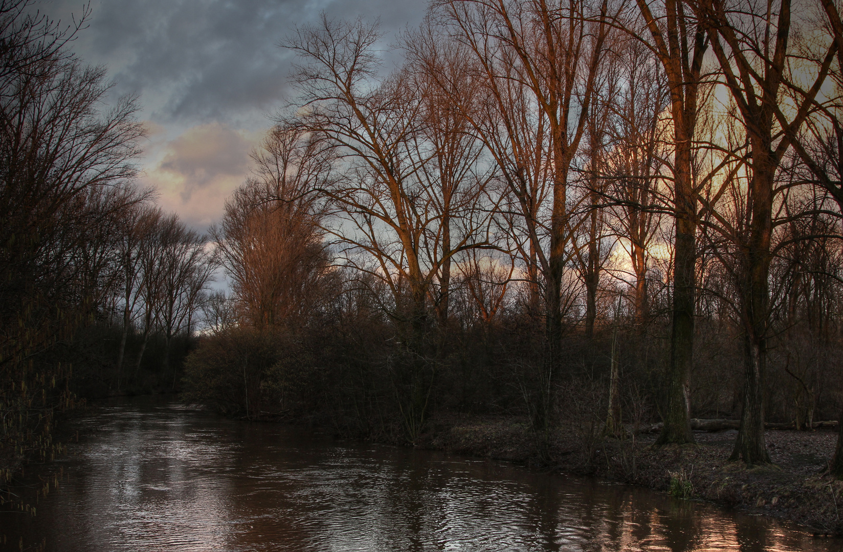 Winterliches Abendlicht