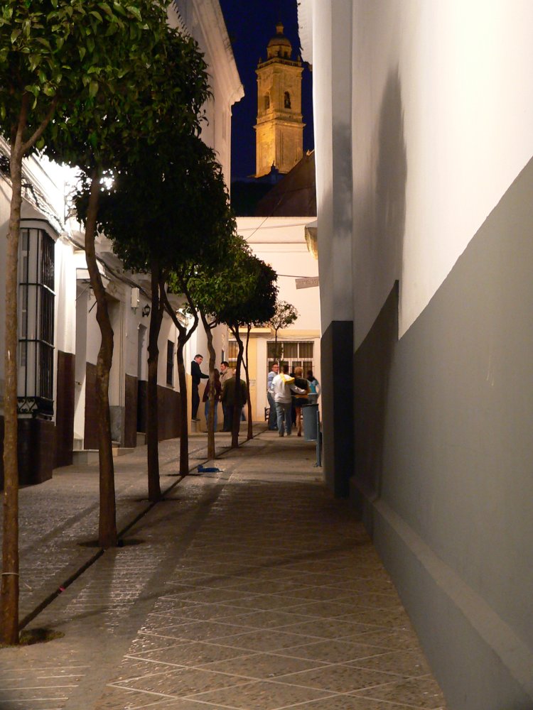 Winterliches Abendschwätzchen in Medina Sidonia