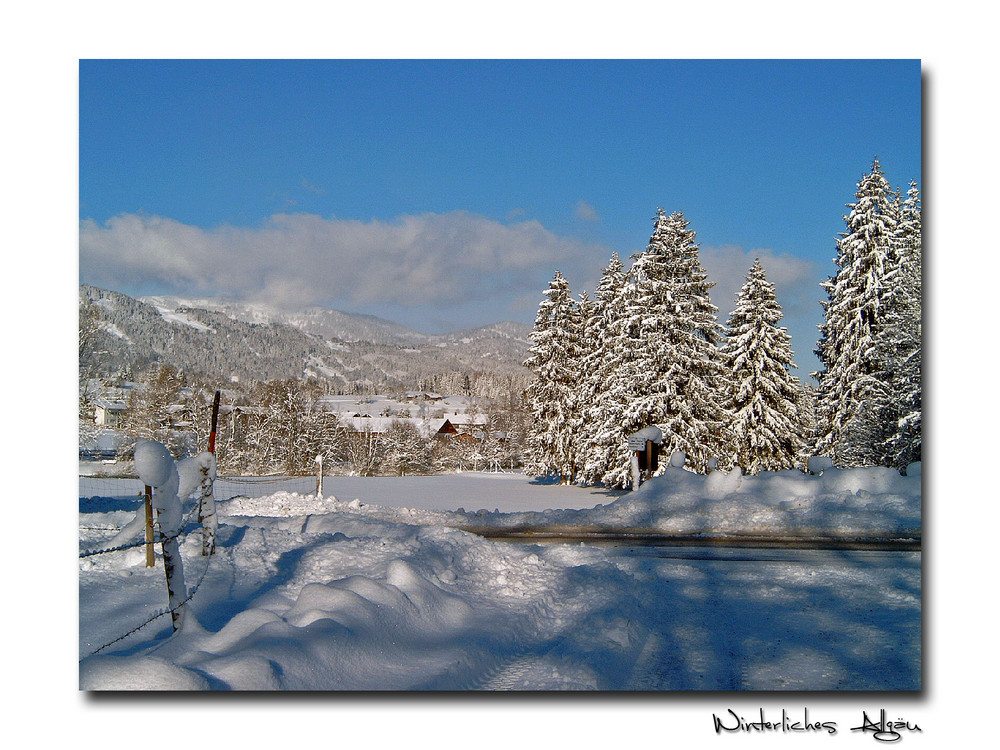 Winterliches Allgäu