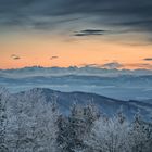 Winterliches Alpenpanorama