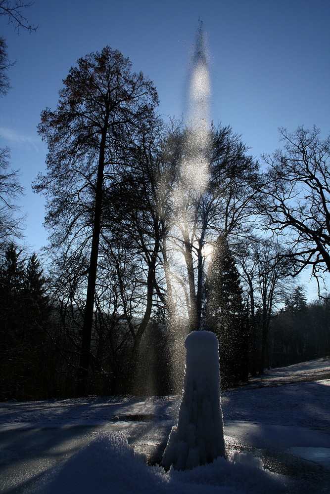 Winterliches Belvedere