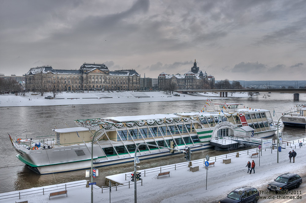 winterliches Dresden