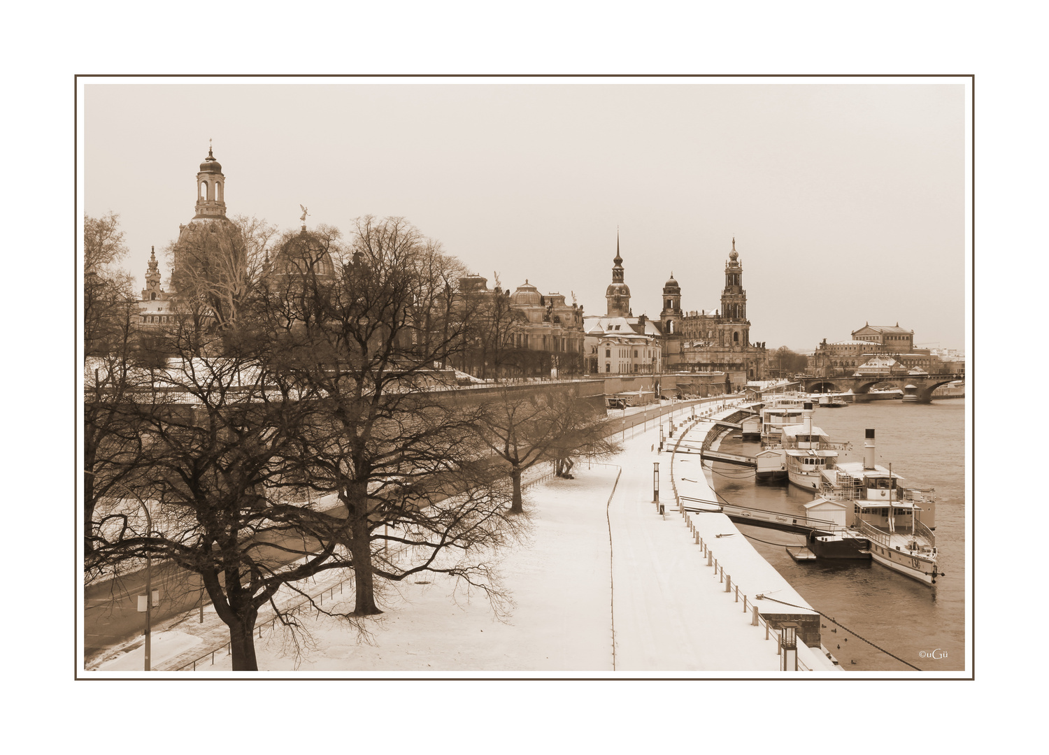 Winterliches Dresden