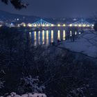 Winterliches Dresden - Blaues Wunder