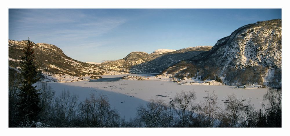 winterliches Fjordnorwegen