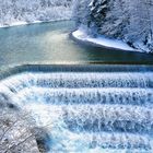 Winterliches Füssen - Lechfall