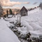 Winterliches Gaißtal in Weisenbach/Murgtal