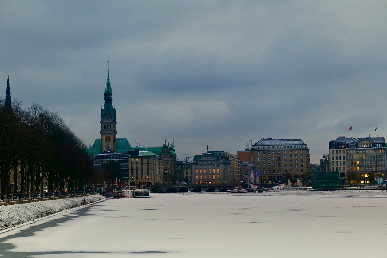 .....winterliches Hamburg