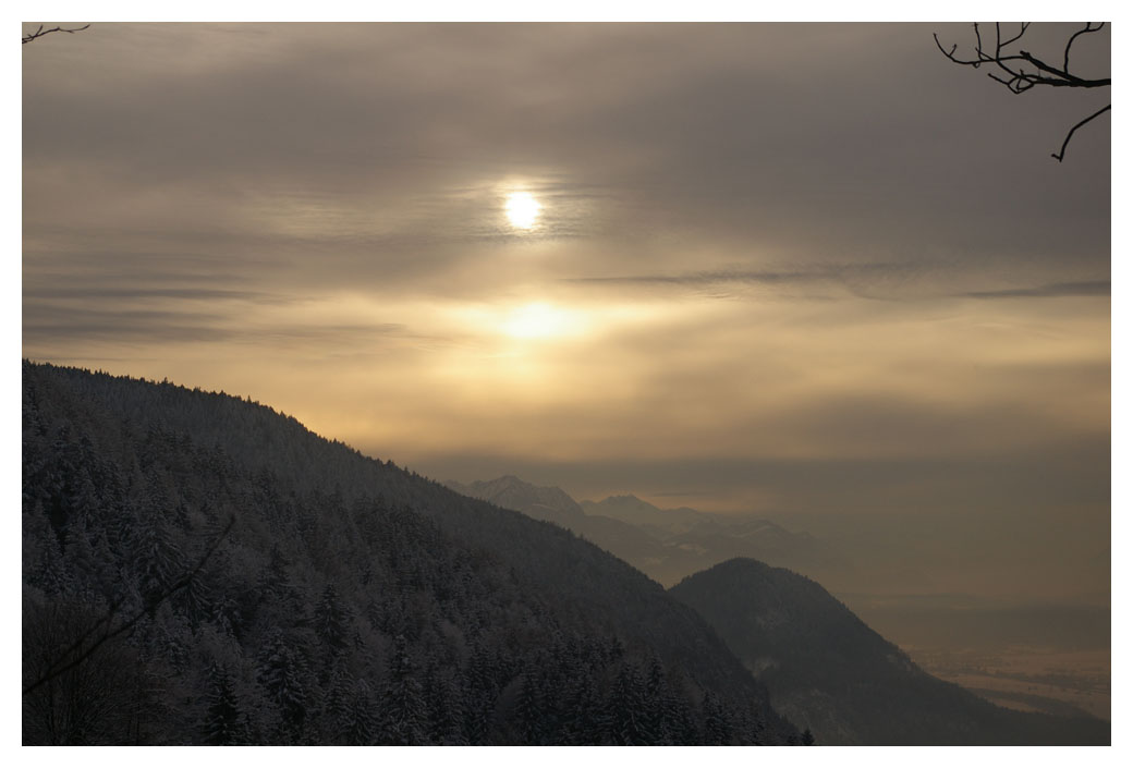 Winterliches Inntal