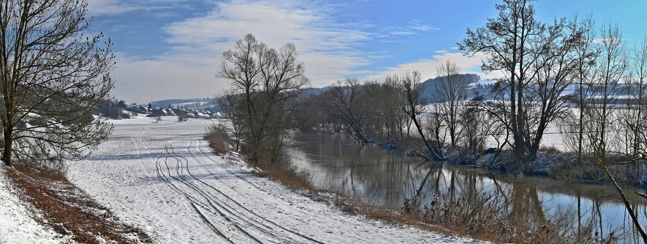 Winterliches Kochertal