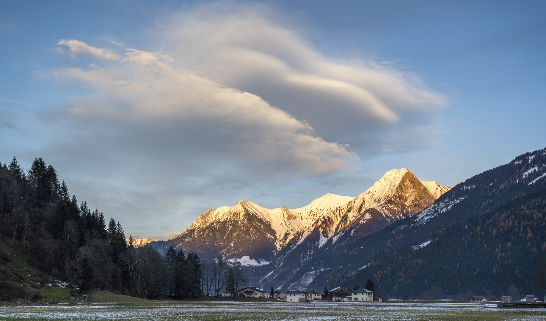 Winterliches Lechtal