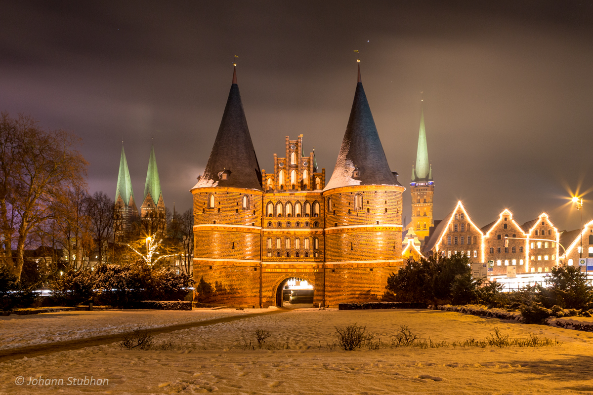 Winterliches Lübeck