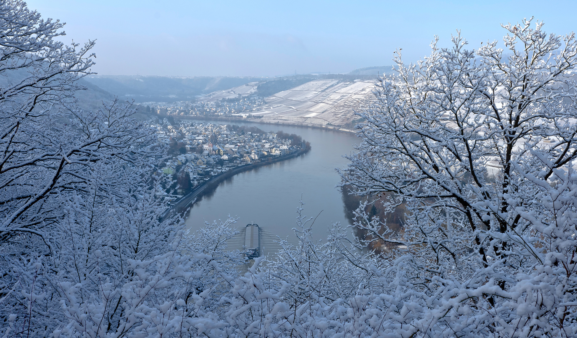 Winterliches Moseltal I