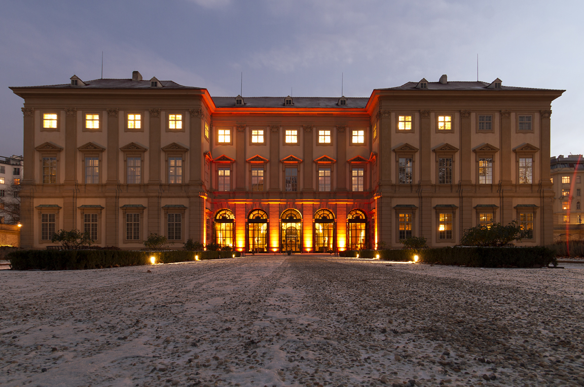 Winterliches Palais Liechtenstein