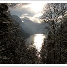 Winterliches Panorama auf den Königssee