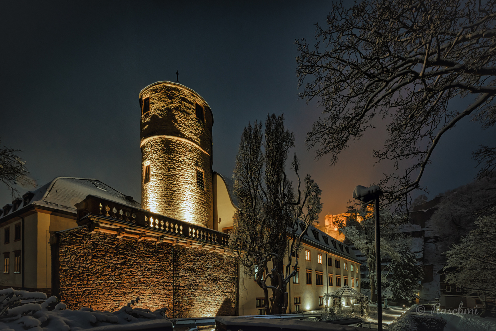 WINTERLICHES RATHAUS IN WERTHEIM