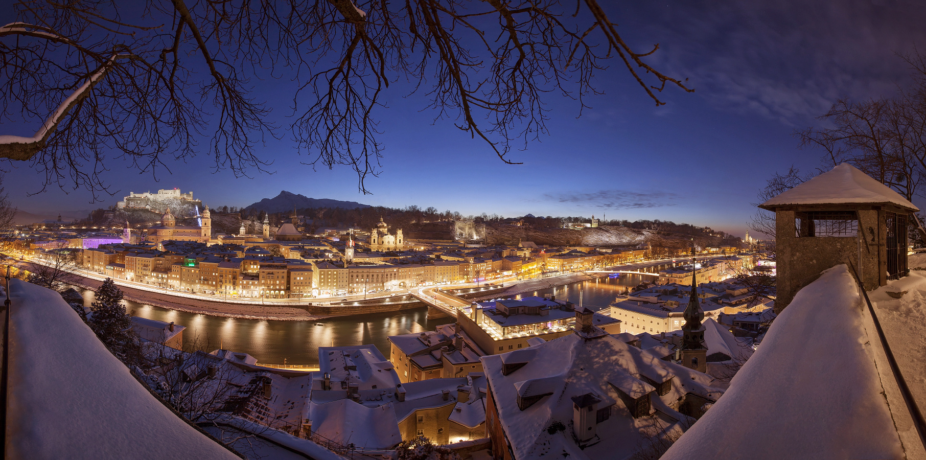 winterliches Salzburg