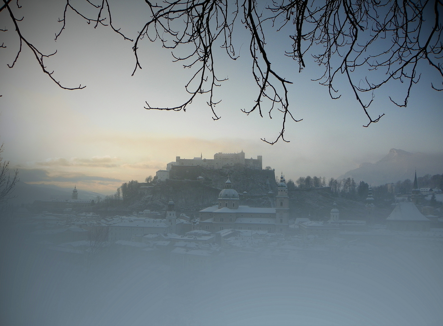 Winterliches Salzburg