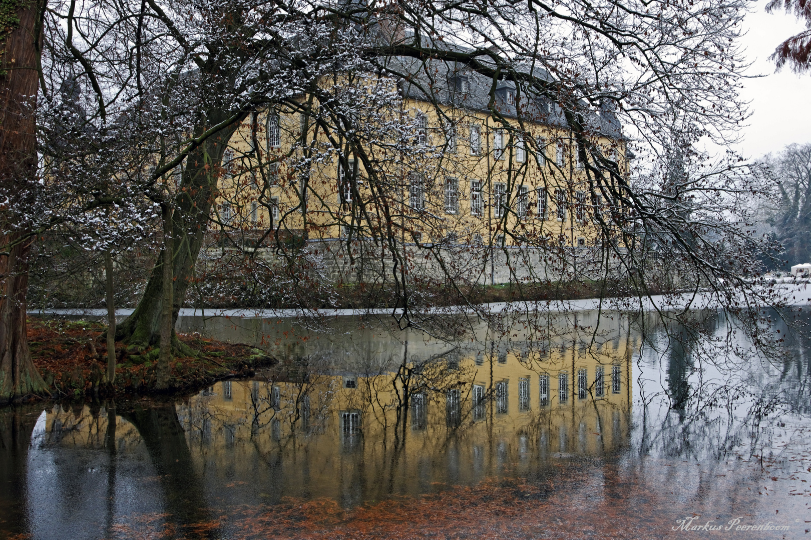 Winterliches Schloss Dyck