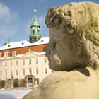 winterliches Schloss Lichtenwalde