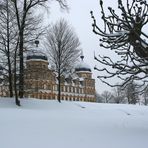 Winterliches Schloss Seehof